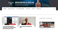 Desktop Screenshot of musculation-prise-de-masse.com